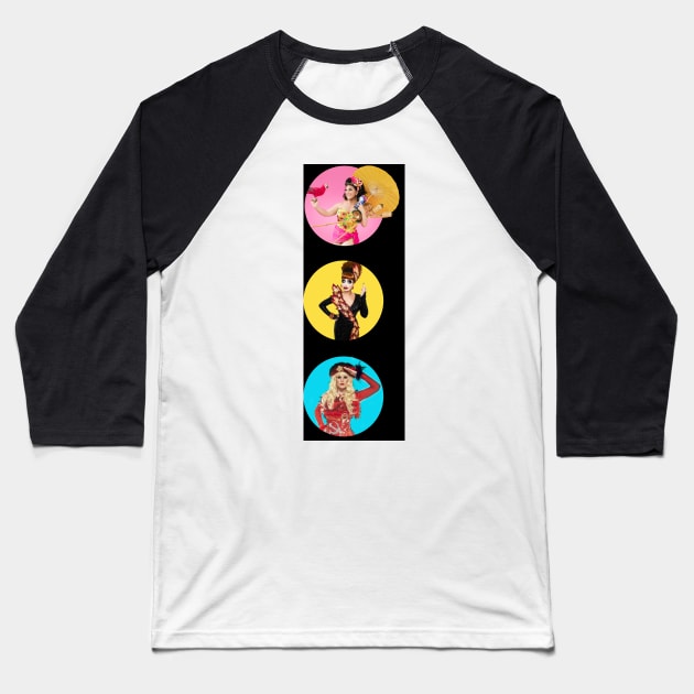 Drag Race Baseball T-Shirt by MaxencePierrard